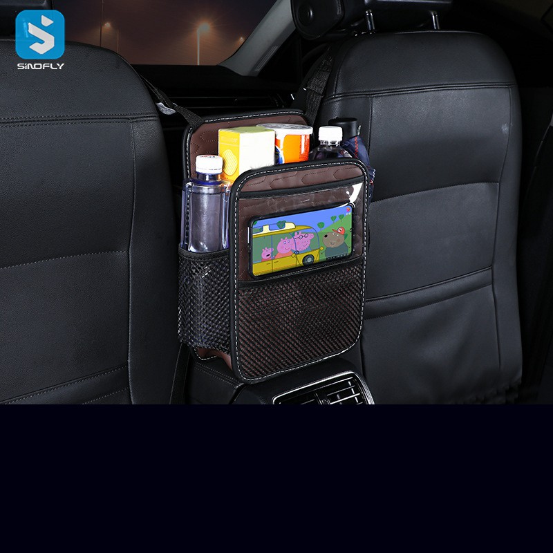 Car seat storage net pocket